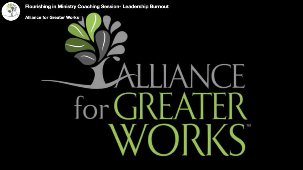 Flourishing in Ministry Coaching Session