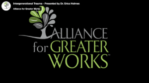 Screencap of Intergenerational Trauma video