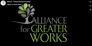 Trauma Informed Practices video screencap