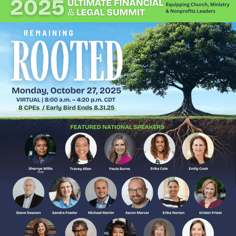 2025 Ultimate Financial and Legal Summit flyer