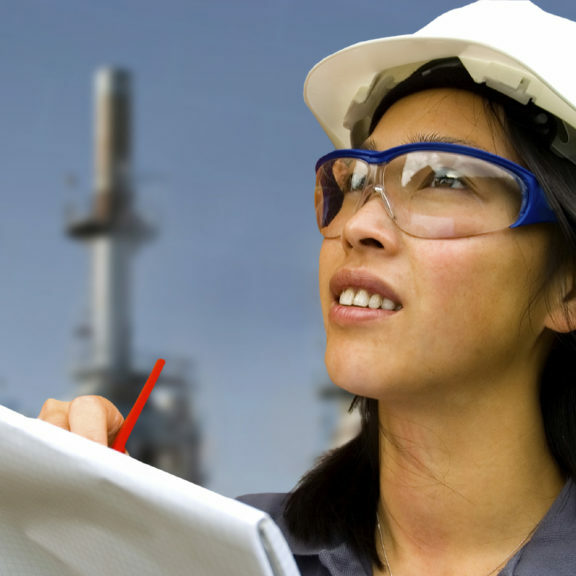 Respondents in a survey of women with engineering degrees said that many companies did not provide opportunities for women like them to advance and develop.